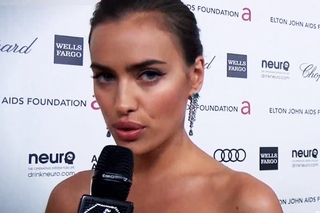 Irina Shayk, Miley Cyrus, Kelly Osbourne, Ted Danson at EJAF Oscars Viewing Party 2012 | FashionTV