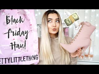 HUGE BLACK FRIDAY TRY ON CLOTHING HAUL! BOOHOO, PLT, MISSPAP