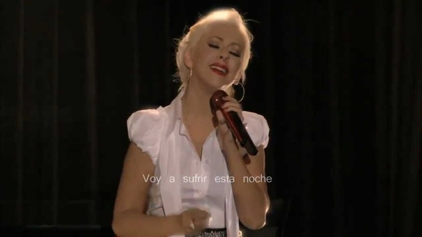Christina Aguilera Bound to You Live