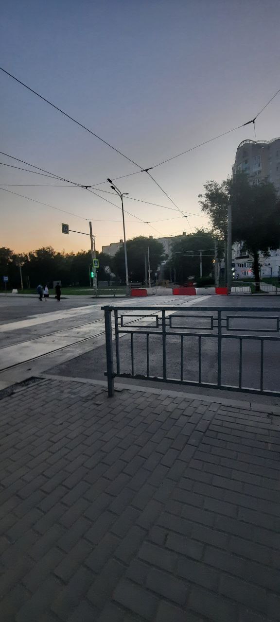 Ход работ в Липецке от остановки кольцо 21 микрорайона - мост Это картинка