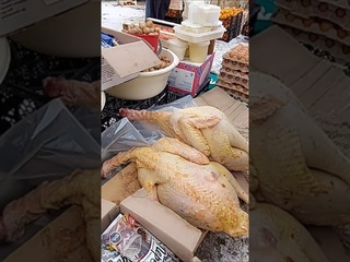 Дагестанские огромные индейки на горном рынке
