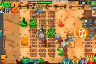 Прохождение игры Plants vs Zombies 2: It's About Time (Android) #5 (Супер-Молния!)