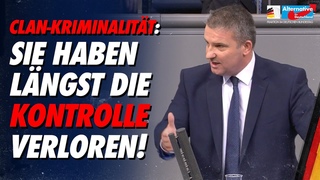 Clan-Kriminalitt: Sie haben lngst die Kontrolle verloren! - Martin Hess - AfD-Fraktion